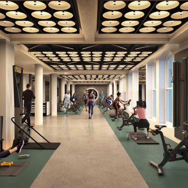 Gymnasium at Leadenhall Street, Huckletree in Aldgate