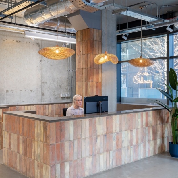 Reception in Middlesex Street, The Boutique Workplace Company, Aldgate