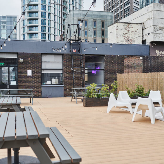 Roof terrace - Leman Street, Techspace in Aldgate