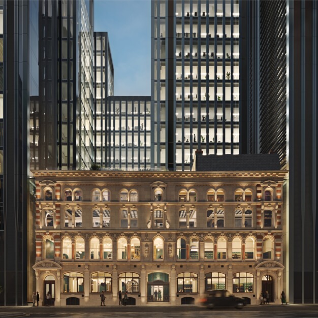 The building at Leadenhall Street, Huckletree, Aldgate