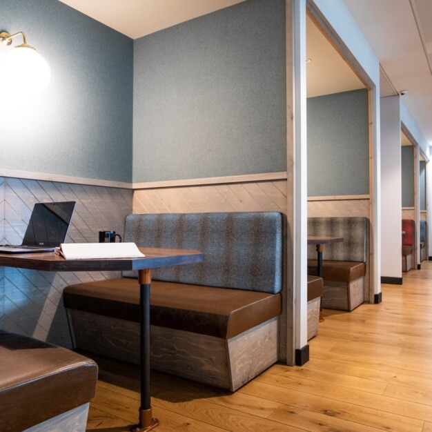 The communal space at Leman Street, InfinitSpace in Aldgate