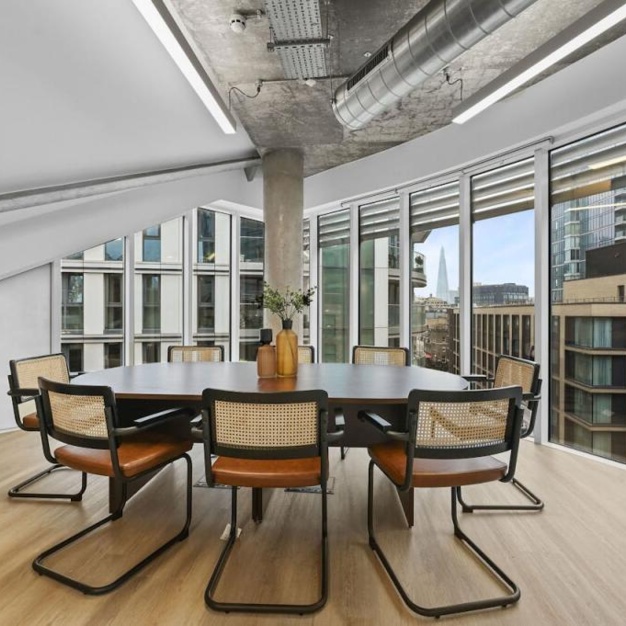 The dedicated meeting room at Alie Street, Base Offices in Aldgate