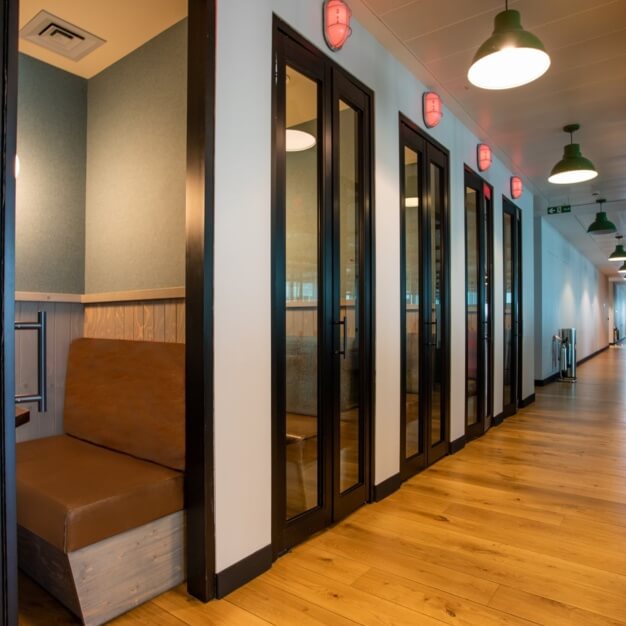 The phone booth at Leman Street, InfinitSpace in Aldgate