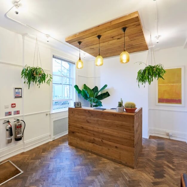 The reception at City Road, House of Creative London Ltd in Angel