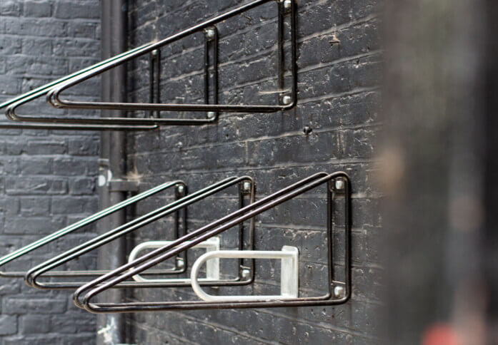 Cycle storage, Elthorne Road, Kozmik Work Space Ltd (Archway)