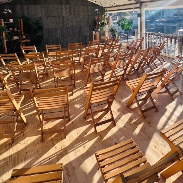 Roof terrace at Windermere Road, Bespoke Spaces Ltd in Archway