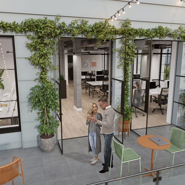 The outdoor area at Holloway Road, Spacemade in Archway