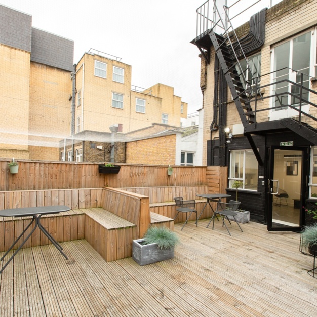 Outdoor space at David Mews, Workpad Group Ltd (Baker Street)
