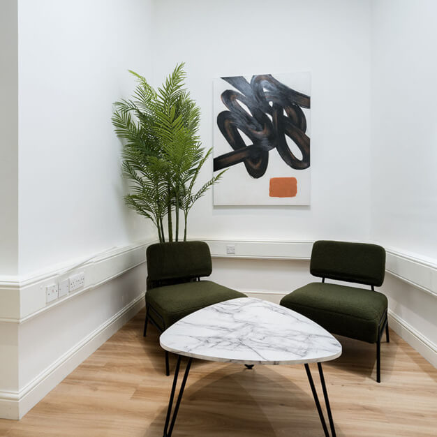 A breakout area in Ironmonger Lane, Bank