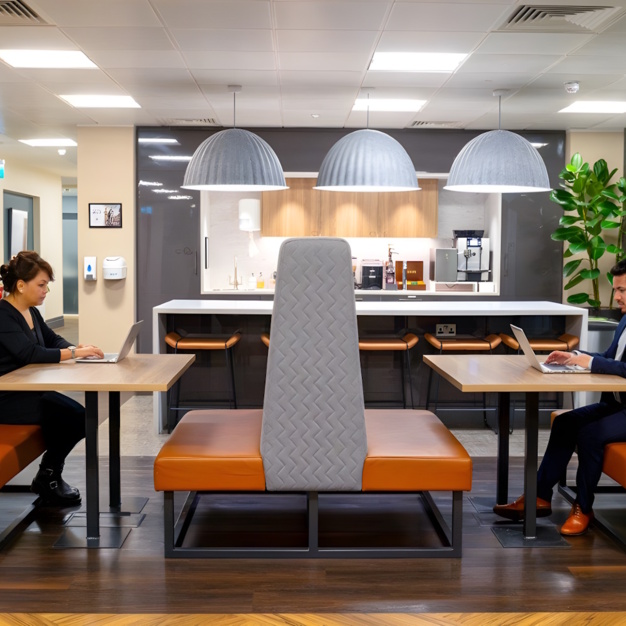 A breakout area in Landmark Space - Royal Exchange, Bank