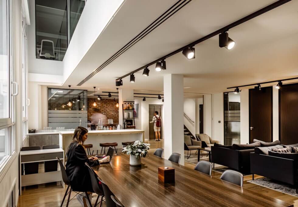 A breakout area in Threadneedle Street, The Boutique Workplace Company, Bank