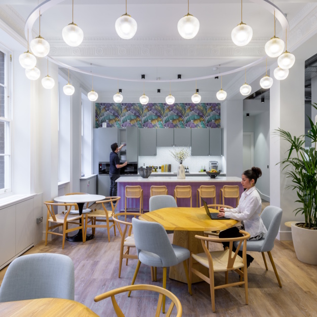 Breakout area at Frederick's Place, The Boutique Workplace Company in Bank
