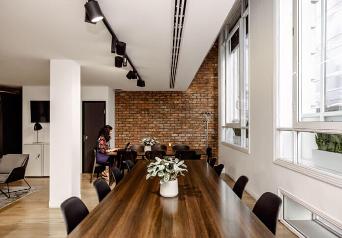 Breakout area at Threadneedle Street, The Boutique Workplace Company in Bank