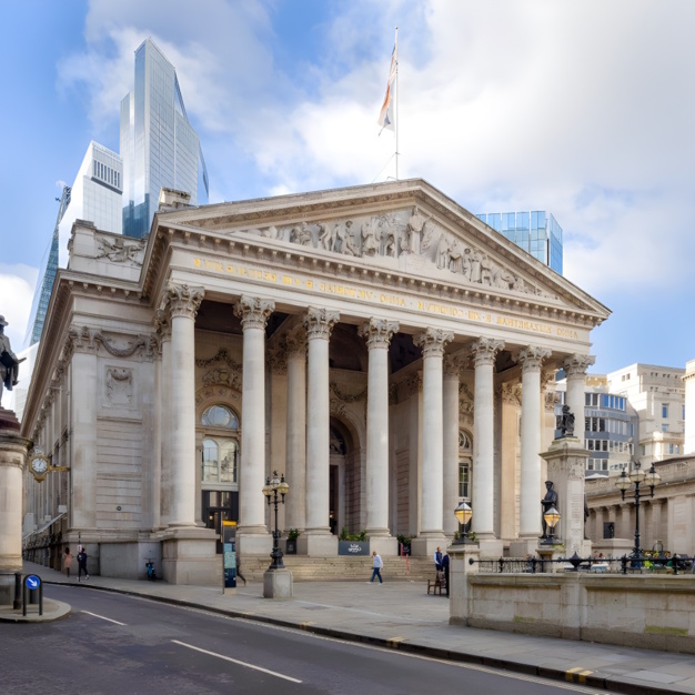 Building external for Royal Exchange, Landmark Space, Bank