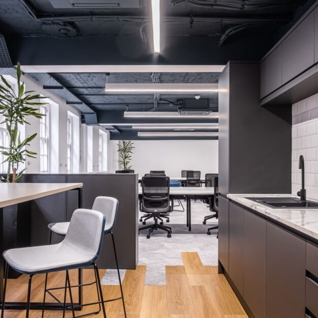 Dedicated kitchen at Ironmonger Lane, Workpad in Bank