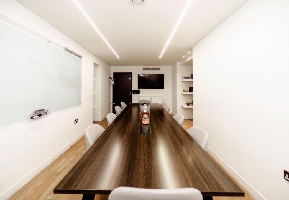 The meeting room at Threadneedle Street, The Boutique Workplace Company in Bank