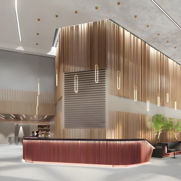 The reception at Old Broad Street, Landmark Space in Bank