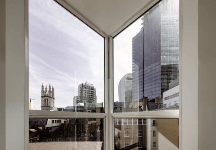 The view at Threadneedle Street, The Boutique Workplace Company in Bank