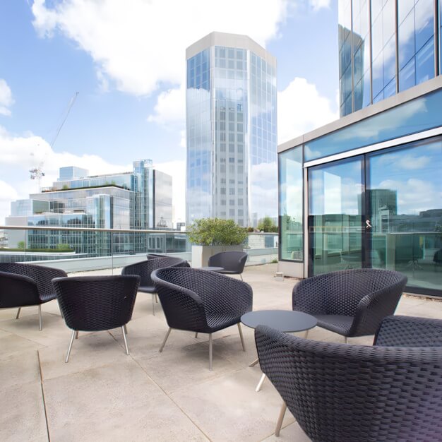 Use the roof terrace - Old Broad Street, Landmark Space (Bank)
