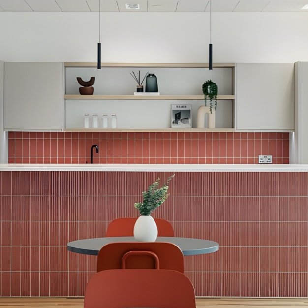 Dedicated kitchenette at Aldersgate Street, KNIGHT FRANK in Barbican