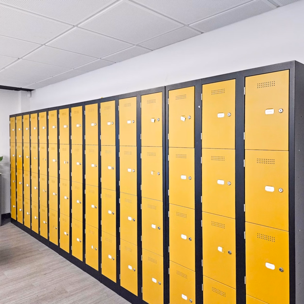 Lockers at Aldersgate Street, Made (Barbican)