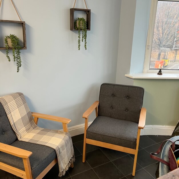 A breakout area in Cambridge Road, Barking Enterprise Centre CIC, Barking