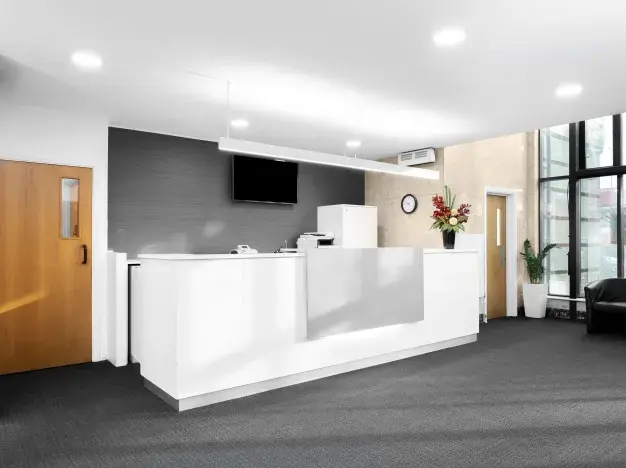 Reception at London Road, Regus in Barking