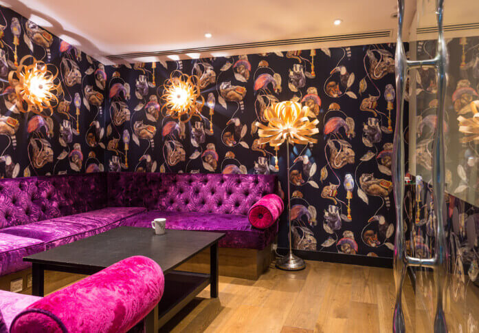 A breakout area at Silverthorne Road, Deskspace Offices Ltd in Battersea