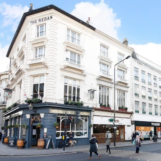 Building external for Westbourne Grove, Vitaxo, Bayswater