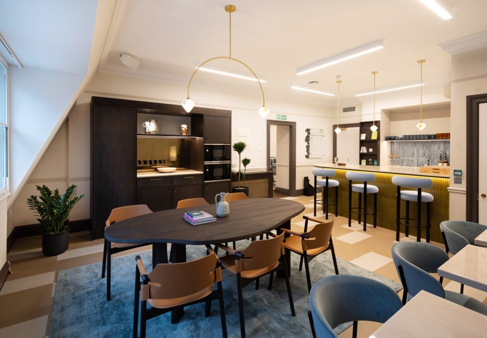 Breakout area at Buckingham Palace Road, The Arterial Group Ltd in Belgravia