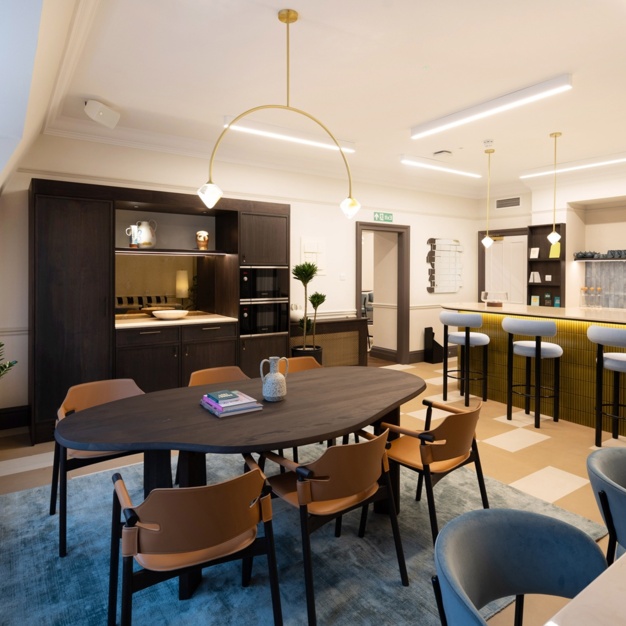 Breakout area at Buckingham Palace Road, The Arterial Group Ltd in Belgravia
