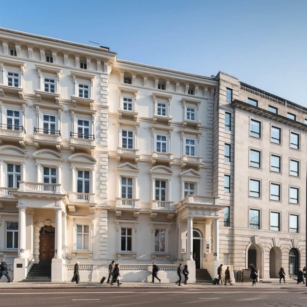 Building outside at Grosvenor Place, Base Offices, Belgravia