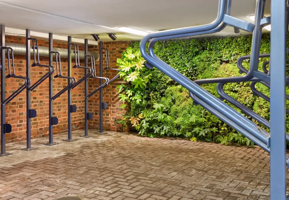 Cycle storage at Holbein Place, The Arterial Group Ltd, Belgravia