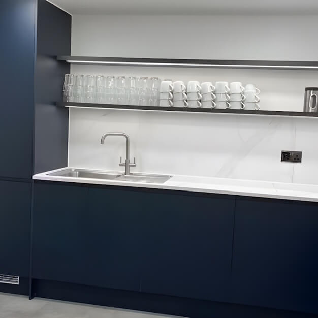 Kitchen at Grosvenor Gardens, Hubflow Ltd in Belgravia