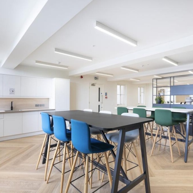 Use the dedicated kitchen at Grosvenor Place, Base Offices in Belgravia