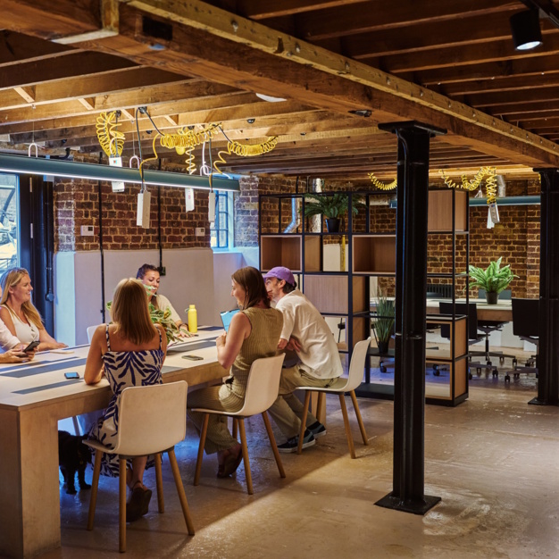 Breakout area at Weston Street, Workspace Group Plc in Bermondsey