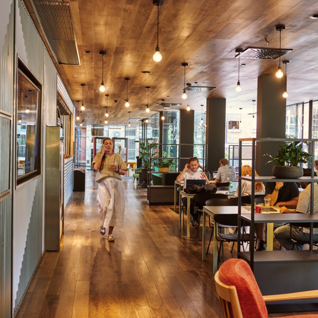 Breakout space in Weston Street, Workspace Group Plc (Bermondsey)
