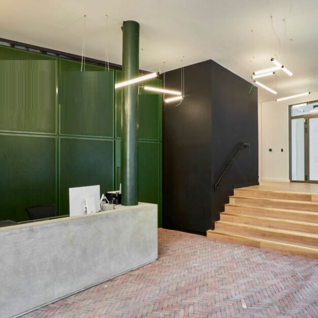 The reception at Queen Elizabeth Street, Rubix in Bermondsey