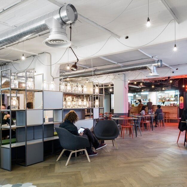 Breakout area at Coventry Road, Workspace Group Plc in Bethnal Green