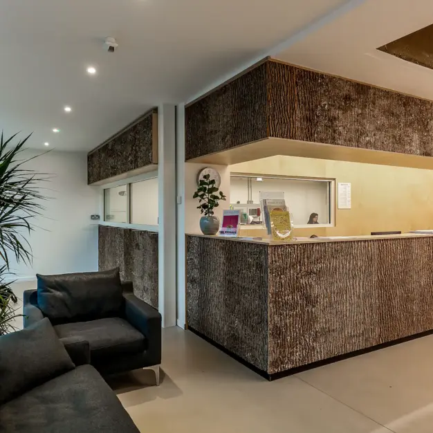 Reception area at Cambridge Heath Road, The Ethical Property Company Plc in Bethnal Green