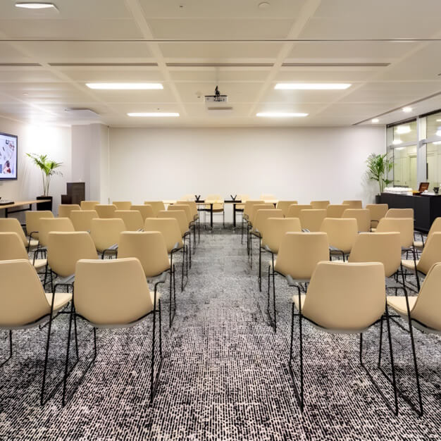 An event space at Bishopsgate, Landmark Space in Bishopsgate