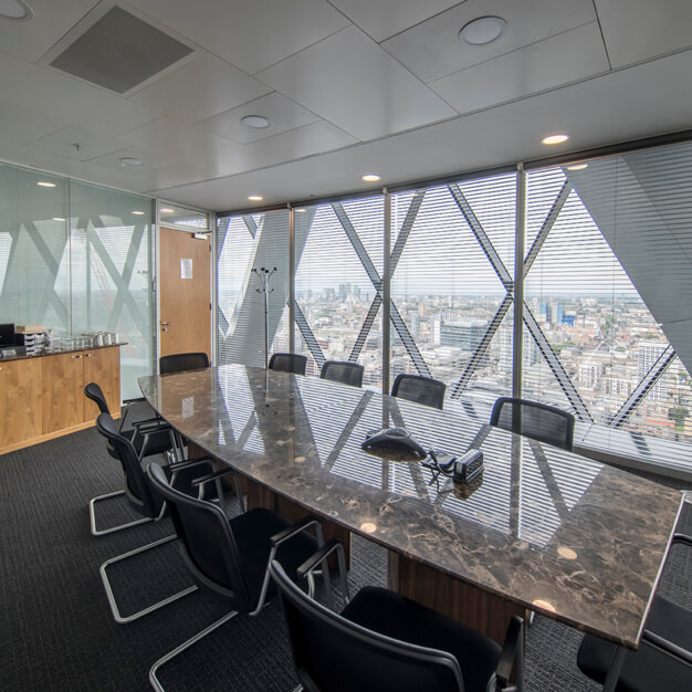 Boardroom at St Mary Axe, Regus in Bishopsgate