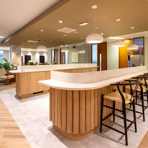 Breakout area at Bishopsgate, Landmark Space in Bishopsgate