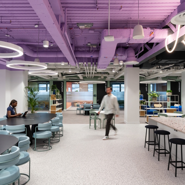 Client breakout space - Bishopsgate, Huckletree in London
