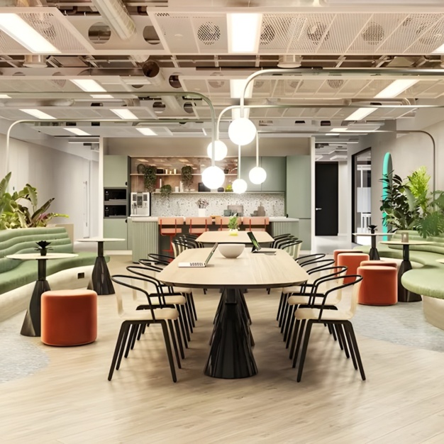 Client breakout space in Bishopsgate, Huckletree (London)