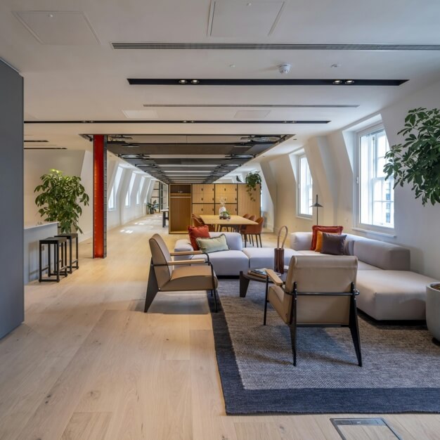 Dedicated breakout area at Bishopsgate, RX in Bishopsgate