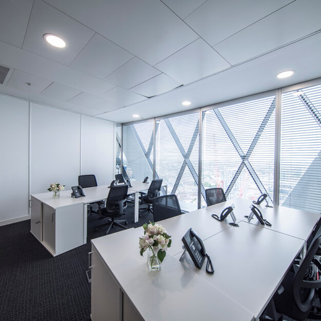 Private workspace in St Mary Axe, Regus (Bishopsgate)