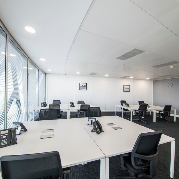 Private workspace, St Mary Axe, Regus in Bishopsgate