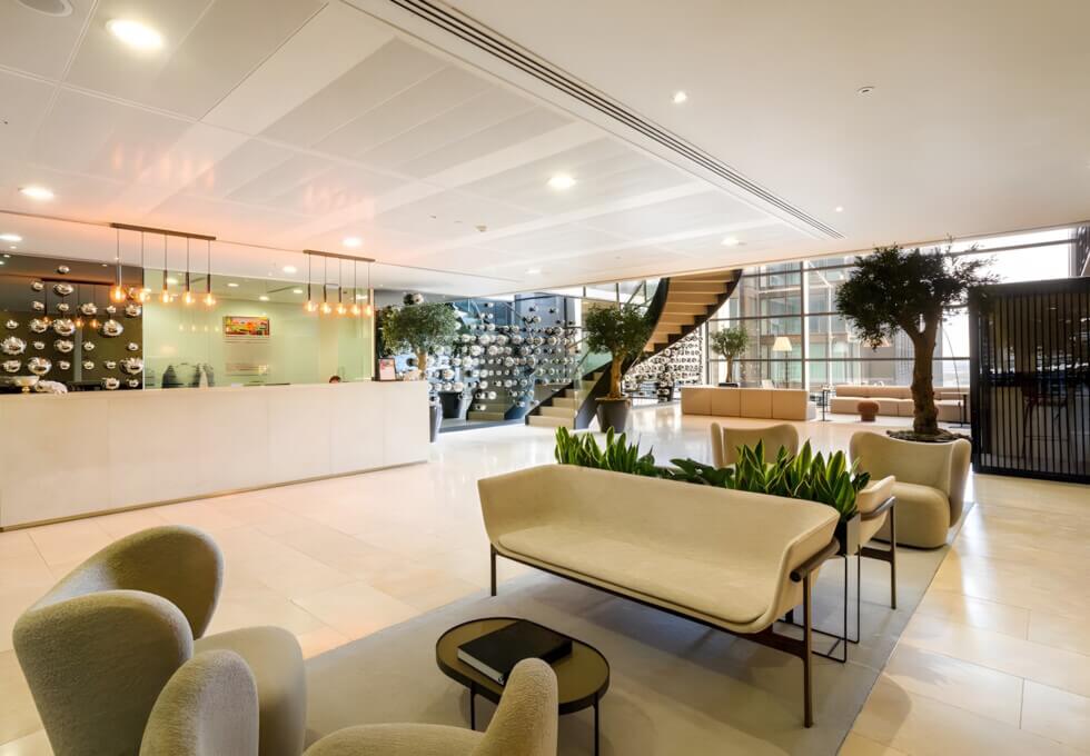 Reception in Bishopsgate, Landmark Space, Bishopsgate