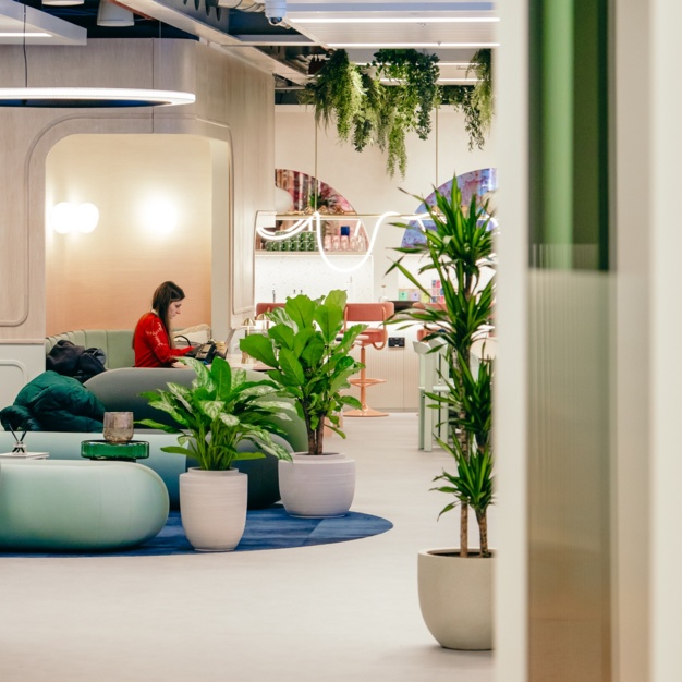 The breakout area - Bishopsgate, Huckletree in London